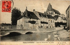 CPA LIGNY-le-CHATEL - Pont de l'Abreuvoir (658625)