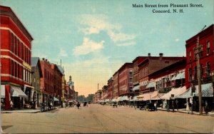 New hampshire Main Street From Pleasant Street Curteich