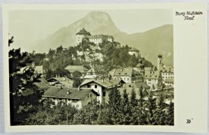 Mountain View of the Kufstein Fortress - Kufstein, Austria - Vintage Postcard