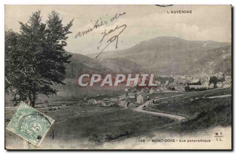 Mont Dore - Panoramic View - Old Postcard