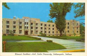 Indianapolis Indiana 1960s Postcard Women's Residence Hall Butler University