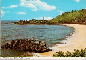 Waimea Bay Beach Park Oahu HI Hawaii Unused Continental Postcard C6