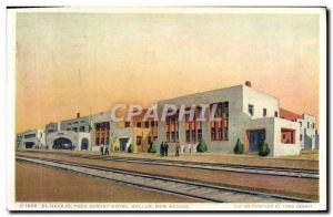 Old Postcard El Navajo Fred Harvey Hotel Gallup New Mexico