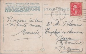 USA Whitehall Building New York City Vintage Postcard C024