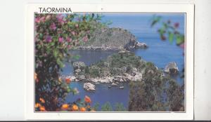 BF28990 taormina mare sicilia isola bella  italy  front/back image