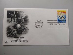 M-22789 Letter Cover United States Space Accomplishments