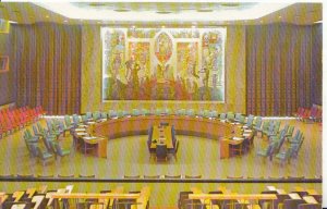 America Postcard - United Nations Security Council Chamber, New York - Ref 4675A