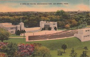 Postcard Open Air Theatre Brackenridge Park San Antonio Texas