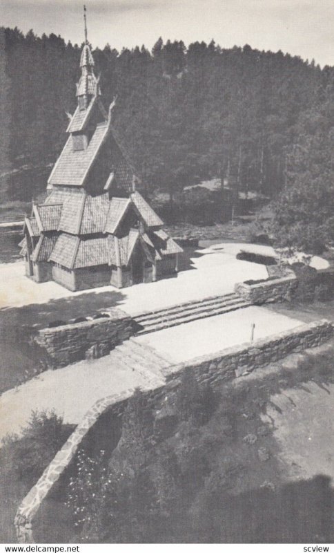 SOUTH DAKOTA, 1930-1950's; Chapel In The Hills, An Exact Copy of The Famous B...