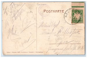 c1910 Restaurant Louisenburg Neues Kosseine-Haus Wunsiedel Germany Postcard