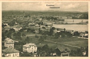 Germany Konstanz Gesamtansicht Vintage Postcard 04.03