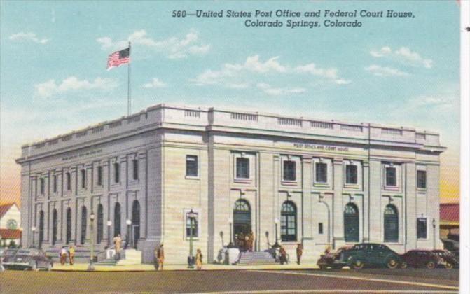 Colorado Colorado Springs Post Office and Federal Court HOuse