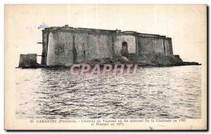 Old Postcard Carantec (Finistere) or Taurus was the Chateau De Chalotais lock...