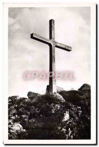 Postcard Old Saint Laurent en Royans Drome Mountain Cross Recognition