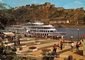 BT12477 Koln dusseldorfer the fortress of ehrenbreitstein opposite koblenz ship