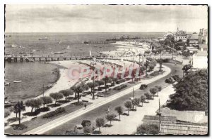 Old Postcard Arcachon Cote d'Argent The Beach