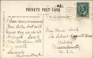 Sydney Cape Breton Masonic Temple c1907 Postcard