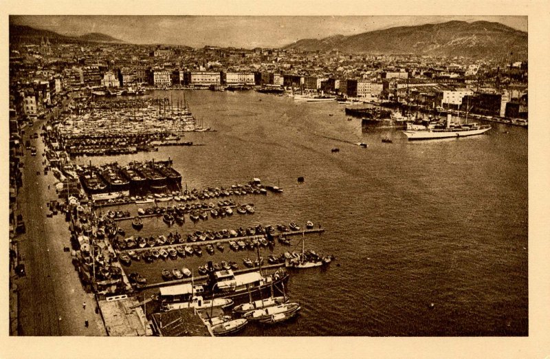 France - Marseille. General View of the Harbor