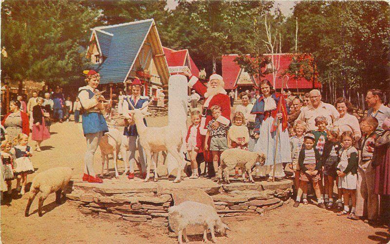 Amusement 1950s Children's Santa & Helpers Workers  Animals Roberts 5159