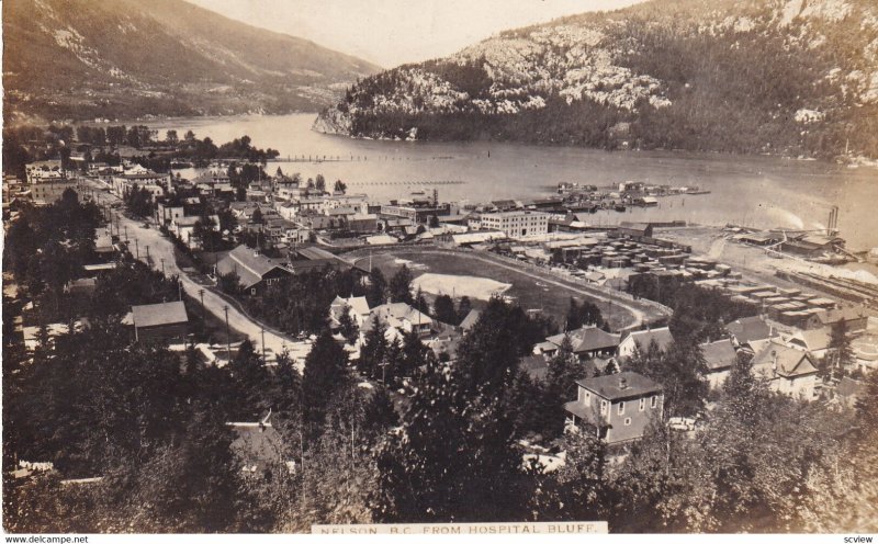 RP, NELSON, British Columbia, Canada, 1900-10s; View From Hospital Bluf