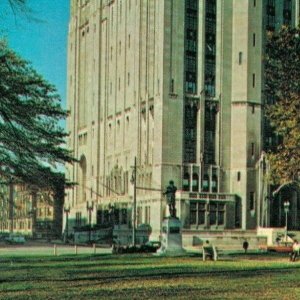 USA The Masonic Temple Detroit Vintage Postcard 07.63