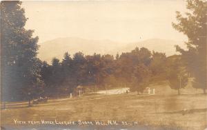 Sugar Hill New Hampshire~View from Hotel Lookoff~Vintage Car~People~1919 RPPC