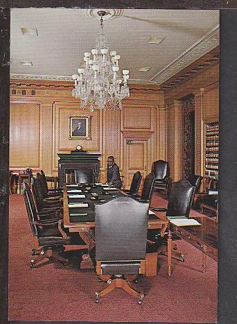 Conference Room Supreme Cour Washington DC Postcard BIN 