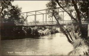 Canton SD East Bridge c1920s Real Photo Postcard rpx