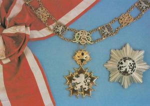 Czechoslovakia Order Of The White Lion Soviet Medal Museum Postcard