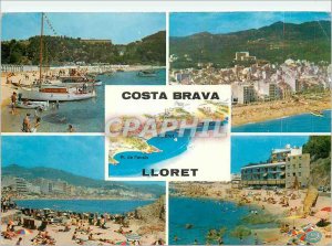 Postcard Modern Lloret de Mar, Costa Brava