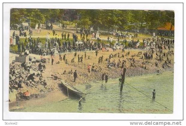 Bathing Beach, Gordan Park, Cleveland, Ohio, PU-1912