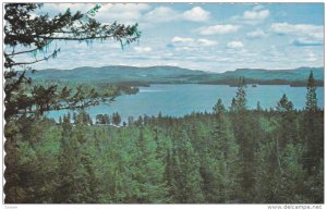 View of the Lake from Bridge Lake Guest Ranch, Lone Butte, British Columbia, ...