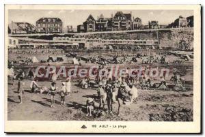 Old Postcard Ault Beach