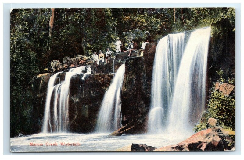 Postcard Marom Creek Waterfalls, Australia 1907 A40