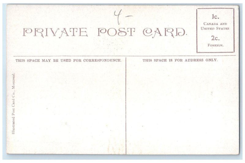 c1910 Bridge Over River Edmonton Alberta Canada Antique Unposted Postcard