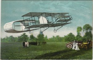 PC AVIATION, L'AÃROPLANE BLÃRIOT, Vintage Postcard (b38232)