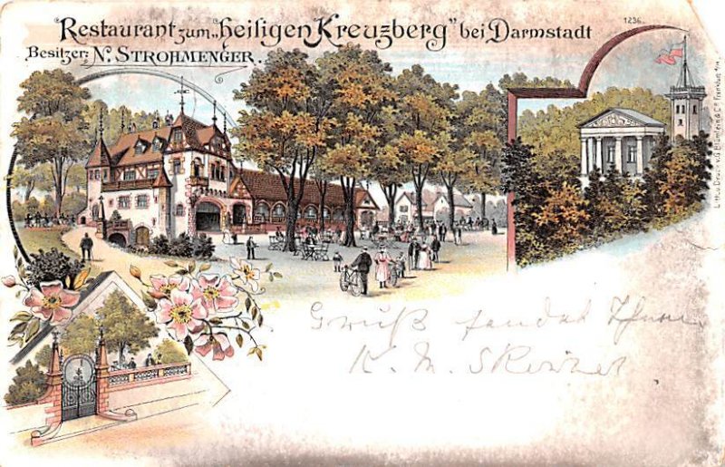 Restaurant zum Heiligen Kreuzberg Germany 1899 