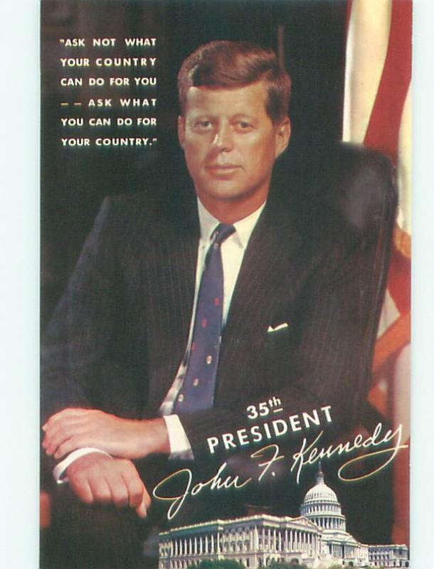 1960's PRESIDENT JFK JOHN F. KENNEDY AC6386