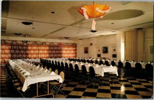 Banquet Room, University Hotel Bloomington IN Vintage Postcard A44