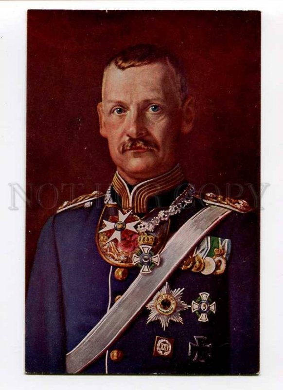 275749 WWI Germany PROPAGANDA Crown Prince RUPPRECHT vintage
