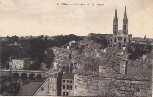 BF16249 niort panorama pris du donjon  france front/back image