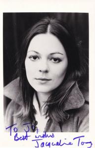 Jacqueline Tong Upstairs Downstairs Vintage Hand Signed Photo