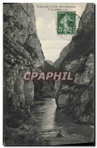 Old Postcard Val De Fier view Generale