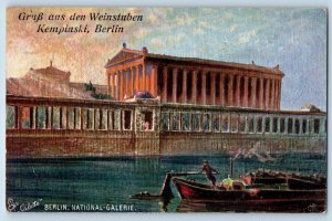 Postcard Greetings from Kempinski Berlin National Gallery 1911 Oilette Tuck Art