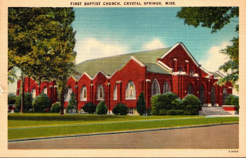 Mississippi Crystal Springs First Baptist Church