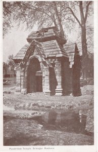 Pandrittan Temple Kashmir Antique Indian Postcard