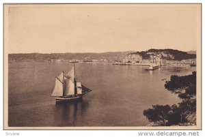 Sailboat, Entree d'Un Voilier Dans Le Port, Nice (Alpes Maritimes), France, 1...