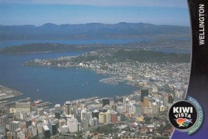 Wellington New Zealand Stunning Aerial Postcard