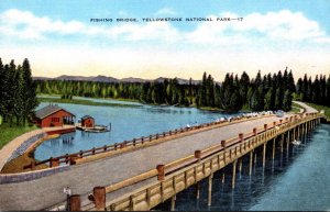 Yellowstone National Park Fishing Bridge At Yellowstone Lake