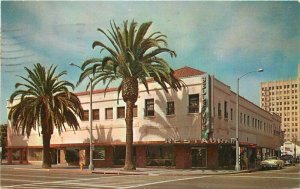 Belle Vue French Restaurant Santa Monica California roadside Postcard 21-851